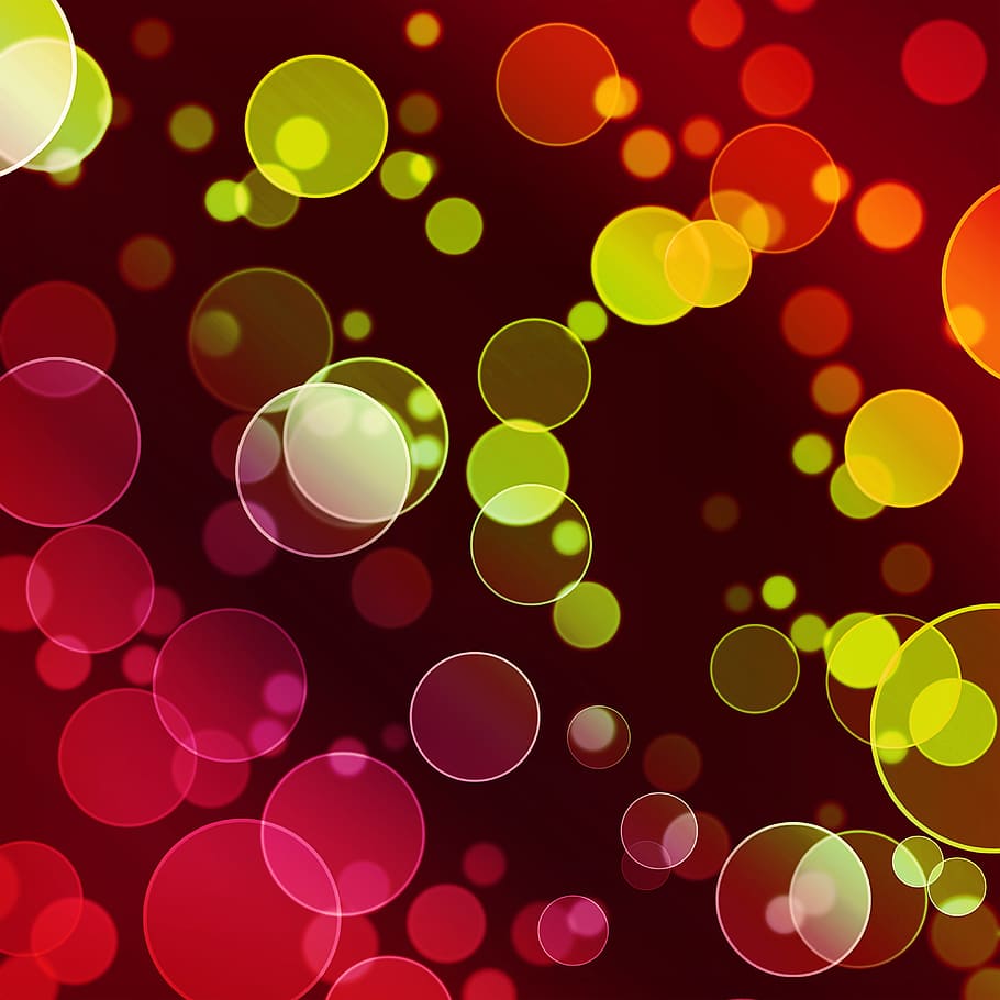 abstract, background, beautiful, bright, bubbles, circles, color, colorful, cool, cover