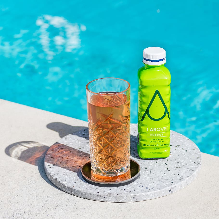poolside, summer, drink, branded, refreshing, healthy, luxe, cold, travel, vacation