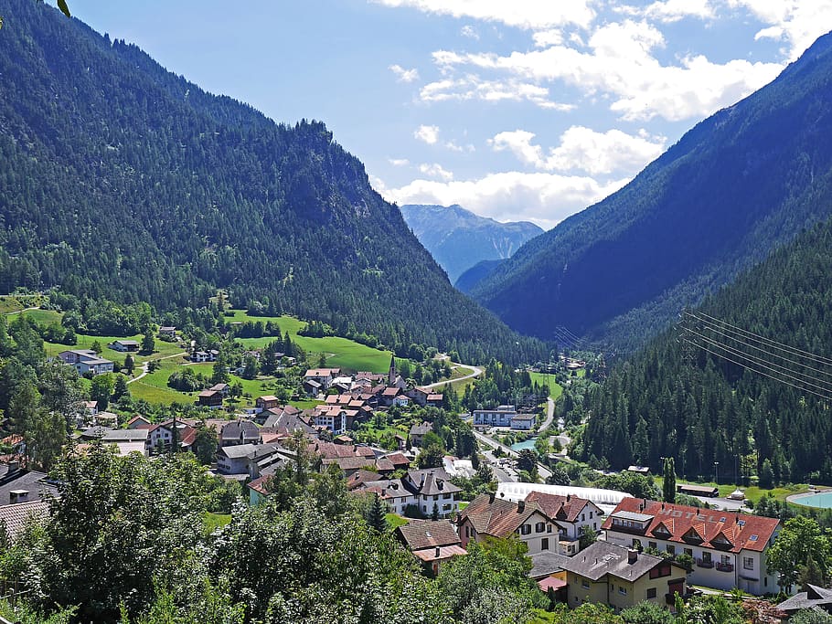 valle de albula, suiza, graubünden, rhätikon, filisur, paso carretera, paso albula, naturaleza, viajes, panorama