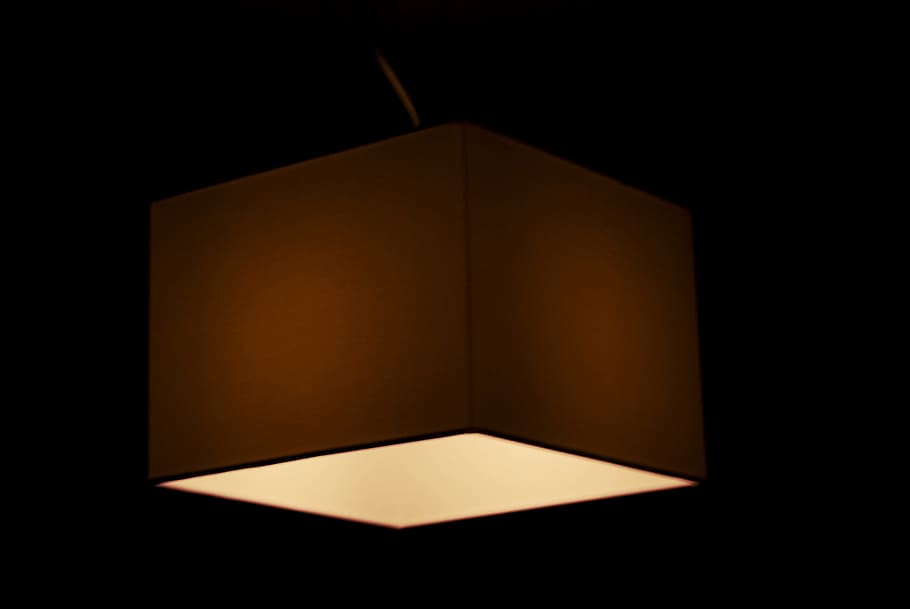 lamp, light, decor, black background, illuminated, open, book, indoors, dark, publication