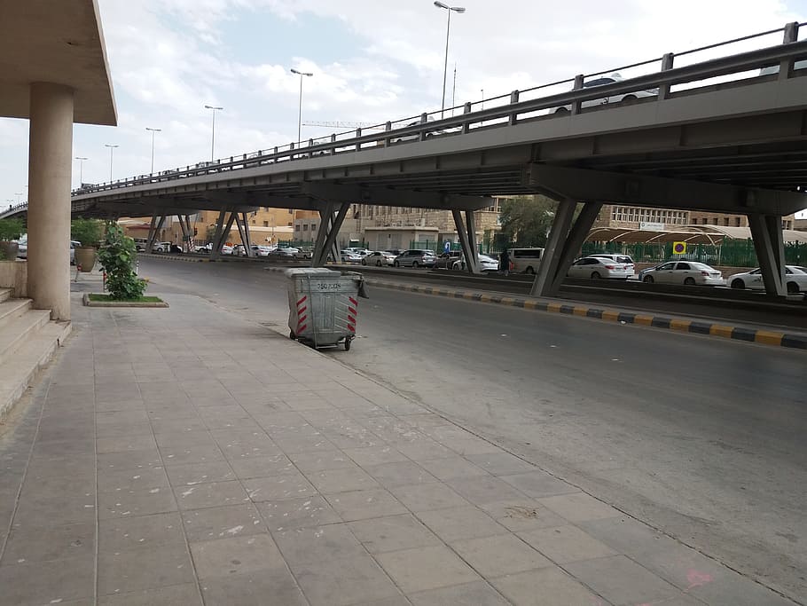 road, overpass, street, traffic, saudi, arabia, built structure, architecture, bridge, transportation