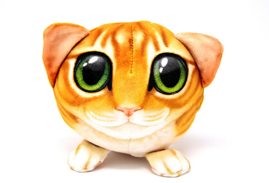 cat, abstract, funny, roly-poly, soft toy, stuffed animal, cute, fun, toys, one animal