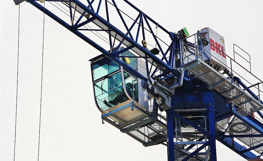 crane, crane operator, site, baukran, build, construction workers, construction site, load, houses, loads