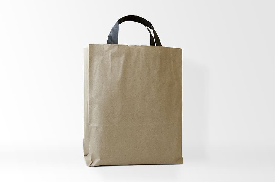 bag, kraft bag, paper, blank, kraft, container, brown, design, space, paperbag