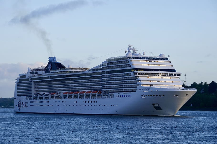 cruises, shipping, msc magnifica, cruise ship, vacations, travel, maritime, ship travel, tourism, hamburg