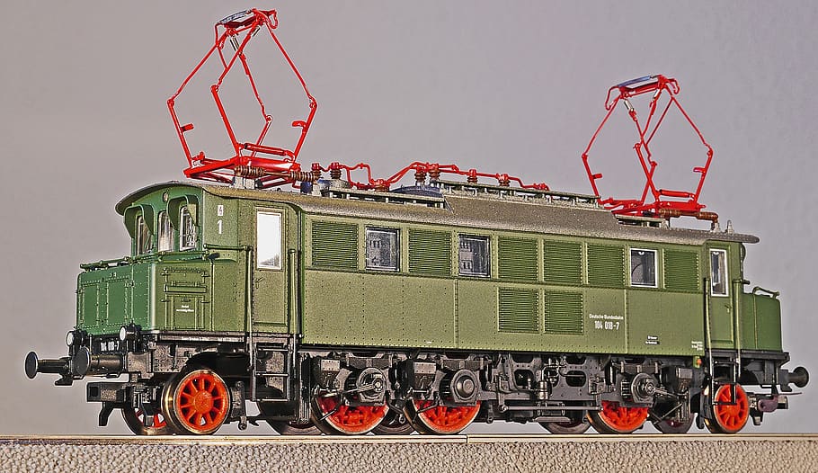 old elektrolok, model, scale h0, toys, model 1930s, e04, e 04, electric locomotive, unique, the last use of the münsterland