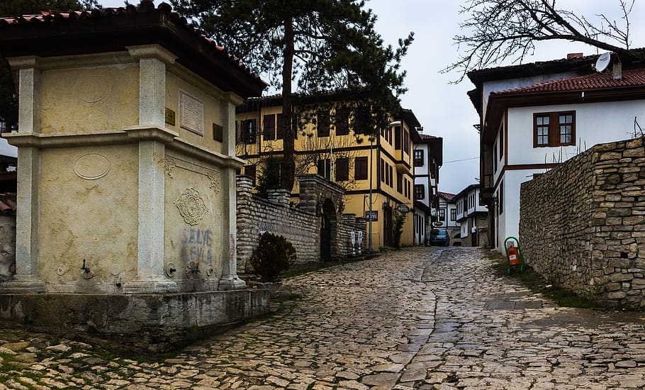 safranbolu, architecture, home, old, turkey, city, minaret, street, nostalgia, painted