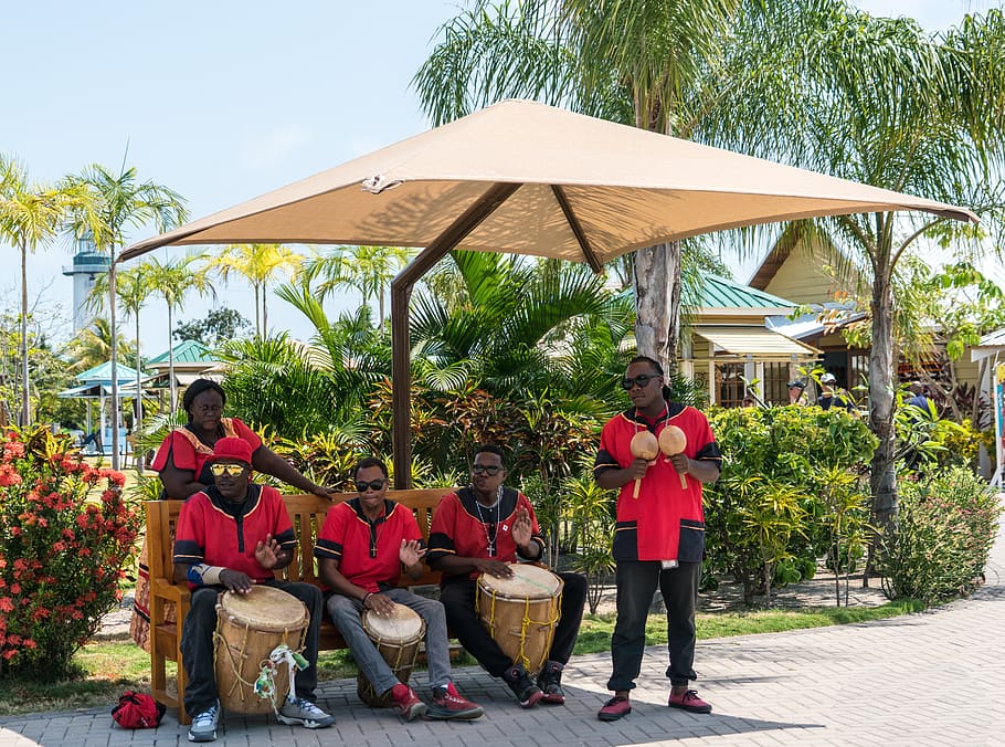 performers, singing, drums, entertainers, people, tourism, tropical, belize, travel, caribbean