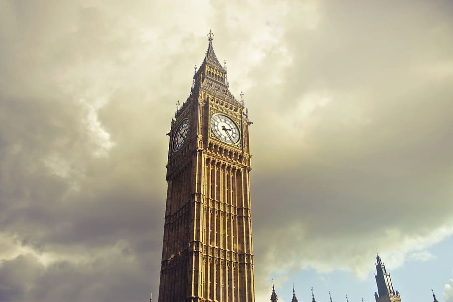 clock, tower, london, uk, gb, architecture, big ben, building, city, landmark