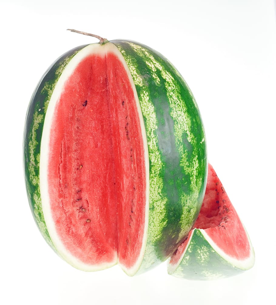 watermelon, slice, isolated, white, sweetfood, red, diet, studio, healthyfood, eat
