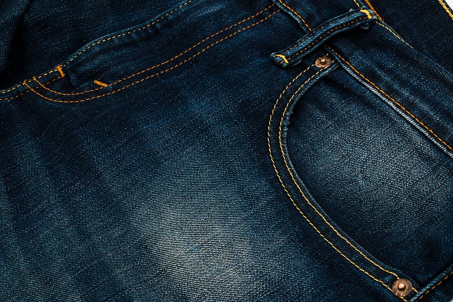 azul, fundo, pano, vestuário, cor, algodão, denim, tecido, moda, jeans