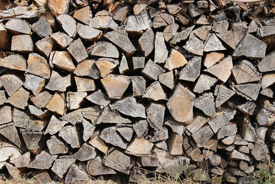 madera, tronco, leña, material en crecimiento, calor, apilado, almacenamiento, material, corte de hilo de peine, registro