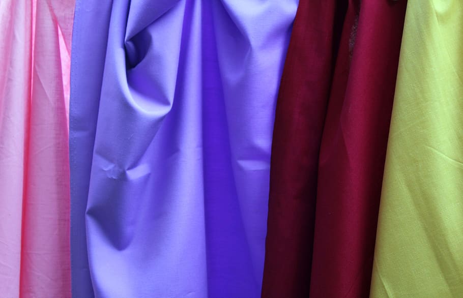 fabric, cloth, textile, colorful, material, sew, stitch, design, cotton, dressmaker