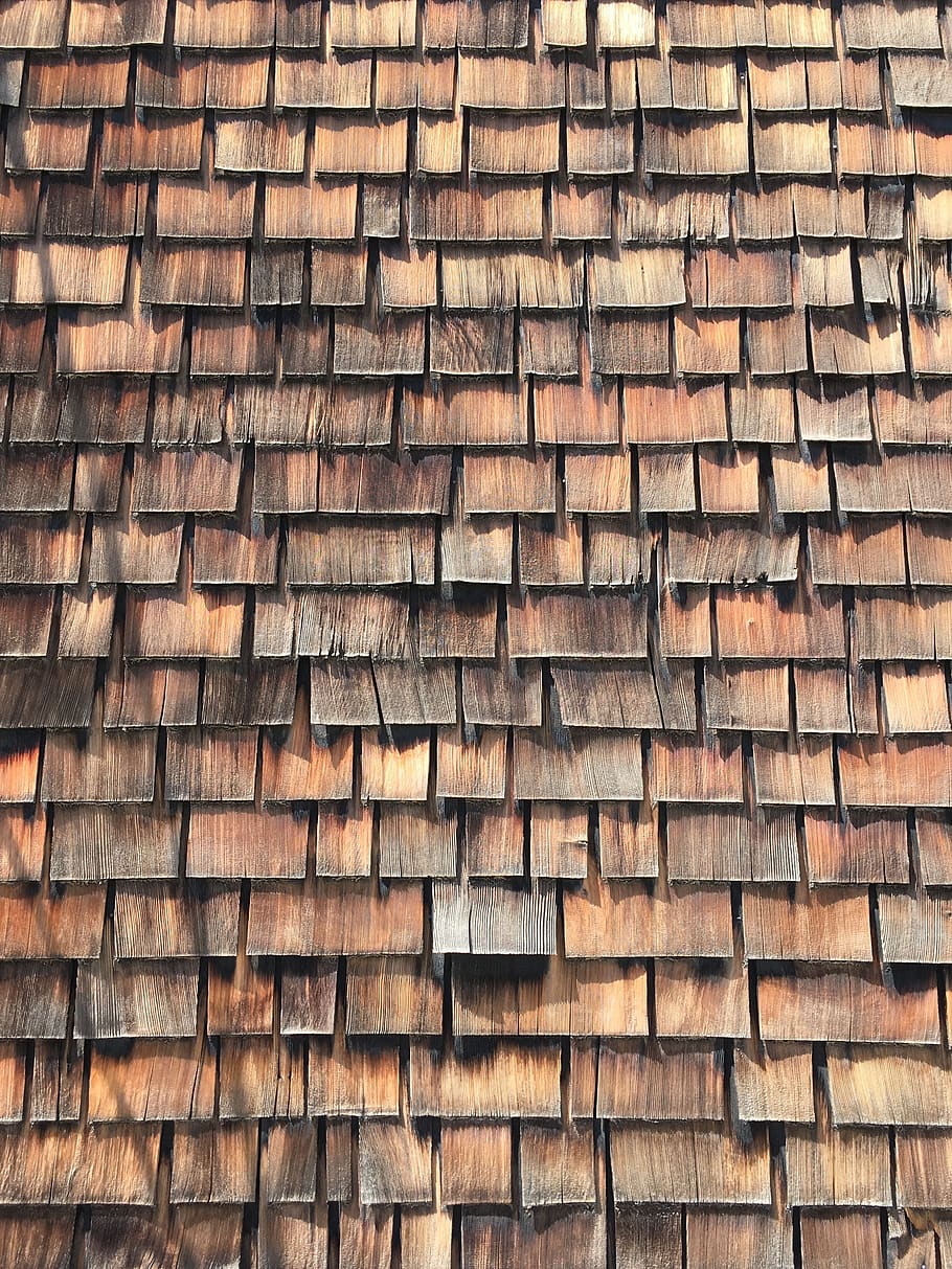 telhas de madeira, madeira, telhado, arquitetura, construção, textura, papel de parede, material, cobertura, padrão