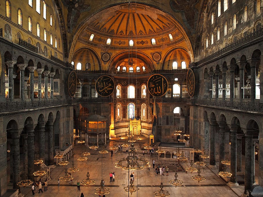 istanbul, byzant, islamic, aya, antique, basilica, culture, sultanahmet, turkish, hagia sophia