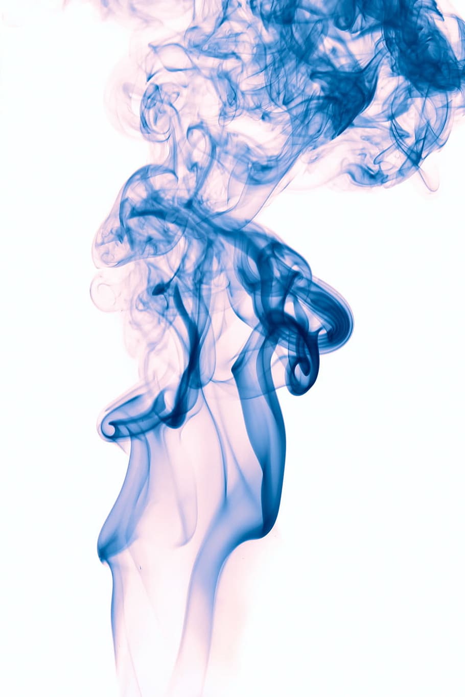 abstract, air, aroma, art, backdrop, background, blue, burning, color, concept