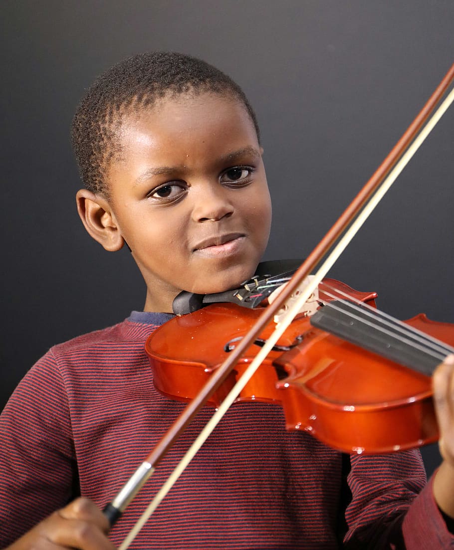 violino, música, instrumento, musical, cordas, tocar, preto, menino, instrumento musical, infância
