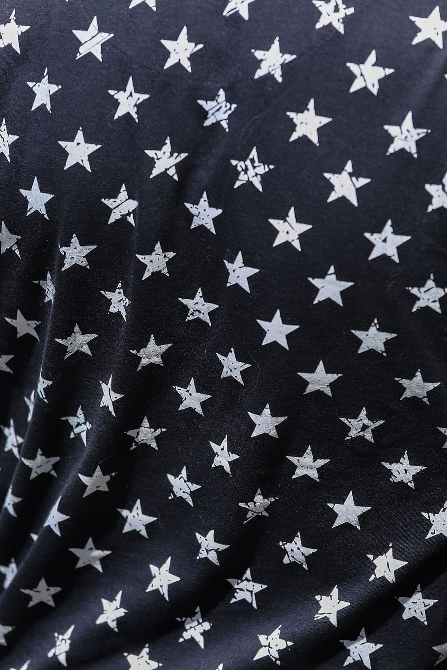 azul, tecido, branco, estrelas, impresso, 4 de julho, bandeira americana, celebração, roupas, vaqueiro
