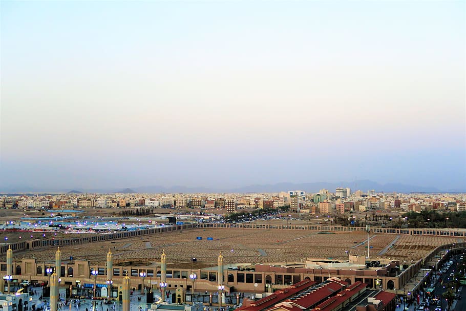 panoramic, cemetery, medina, hijaz, city, islam, through jannatul ma'wa which'l baki, i've to medina, haramain, البقيع