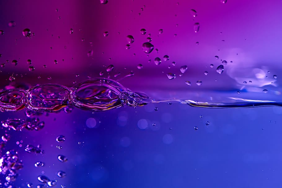 water surface, air bubbles, macro, water, bubble, transparent, macro photography, water bubbles, drop, motion