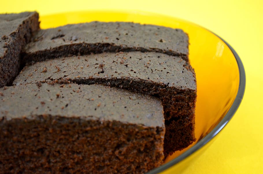 bolo de brownie de chocolate, biscoitos, comida, doce, comida e bebida, sobremesa, bolo, comida doce, chocolate, amarelo