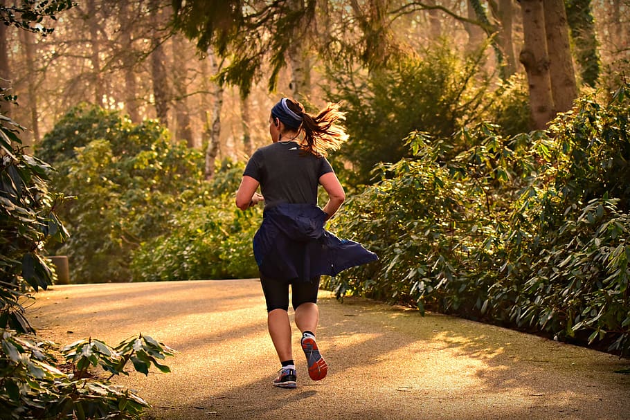mujer, corriendo, corredor, formación, en forma, saludable, ejercicio, jogger, jog, entrenamiento