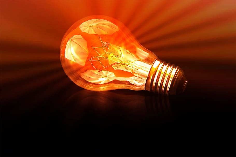 mais brilhante, -, brilhante, lâmpada, idéia, idéias, realização, aspiração, debate de ideias, negócios