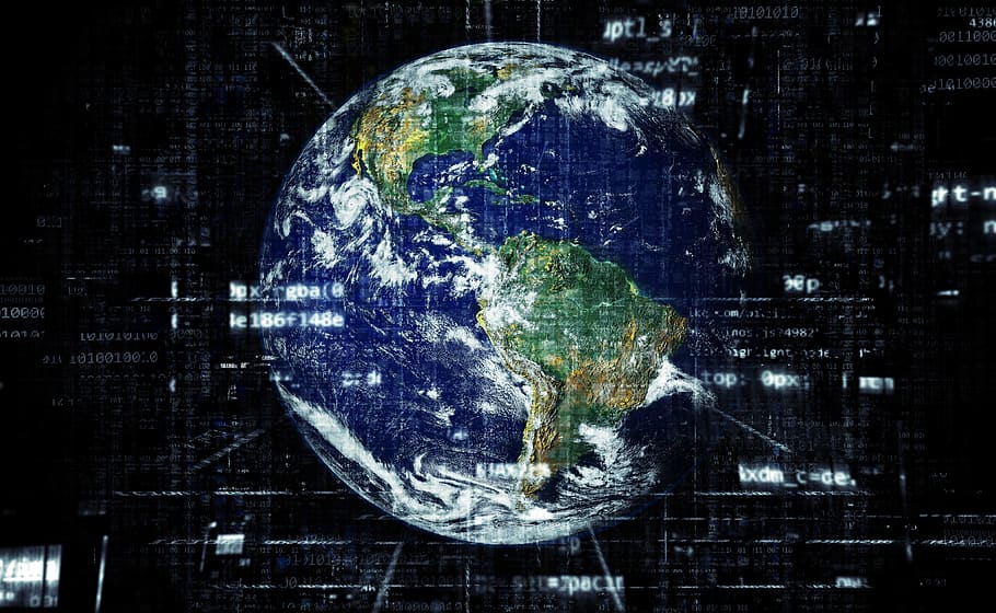 bumi, internet, globalisasi, teknologi, jaringan, bola dunia, dunia, global, digital, informasi