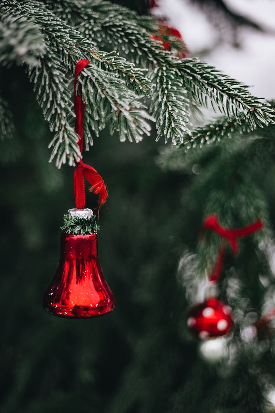 anticuado, adornos para árboles de navidad, vintage, antiguo, retro, árbol, invierno, bolas de navidad, al aire libre, adornos