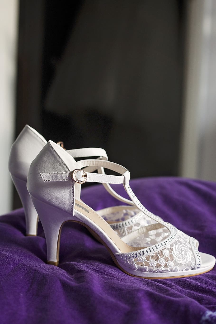 fashion, shoe, elegant, couple, clothing, footwear, woman, wedding, bride, purple