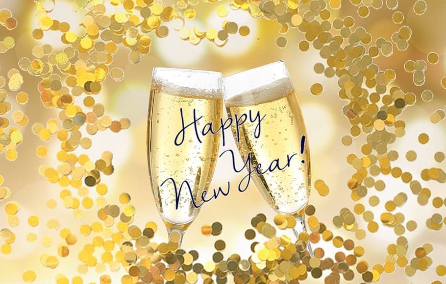 malam tahun baru, tahun baru, perayaan, pesta, sampanye, minuman, hari tahun baru, prost, alkohol, salam tahun baru