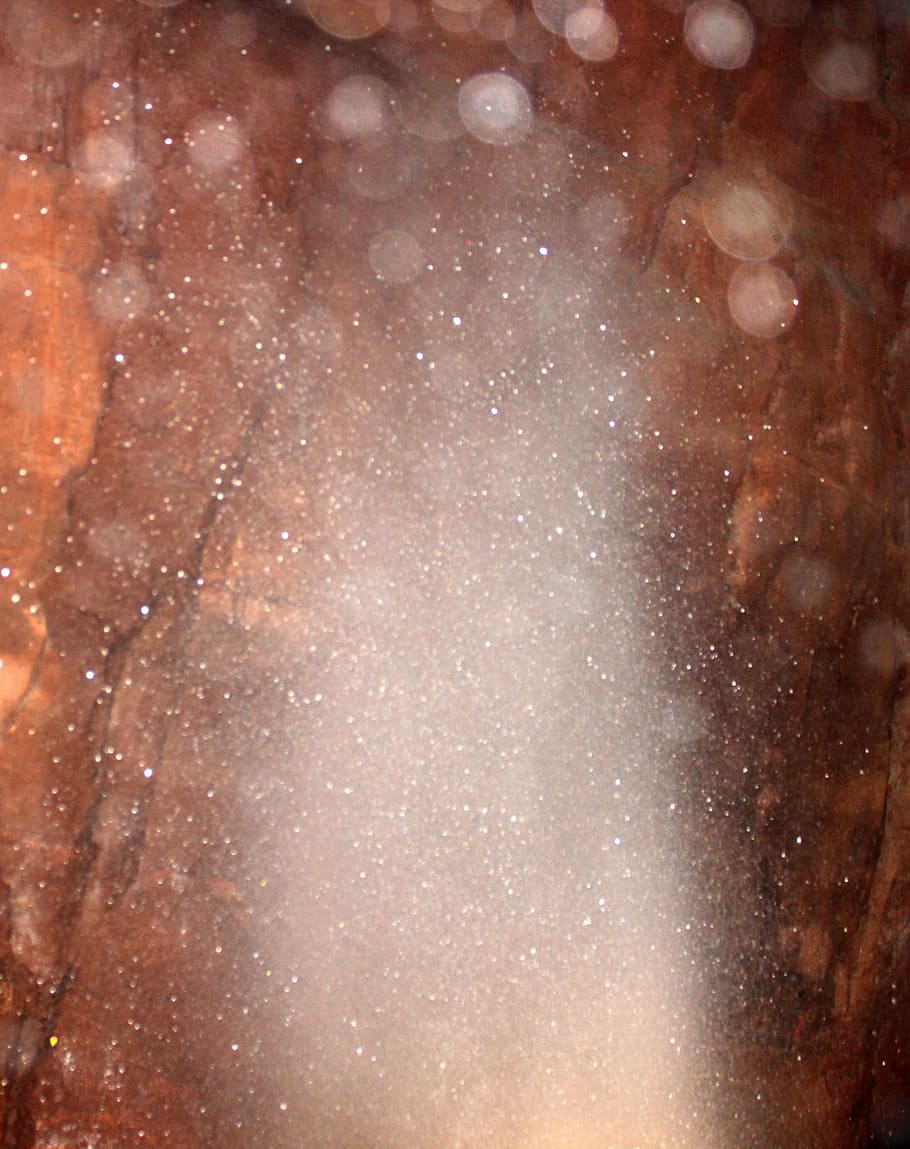 geyser, -, water spray, inside, cave, water, boulder, grotto, geology, hot