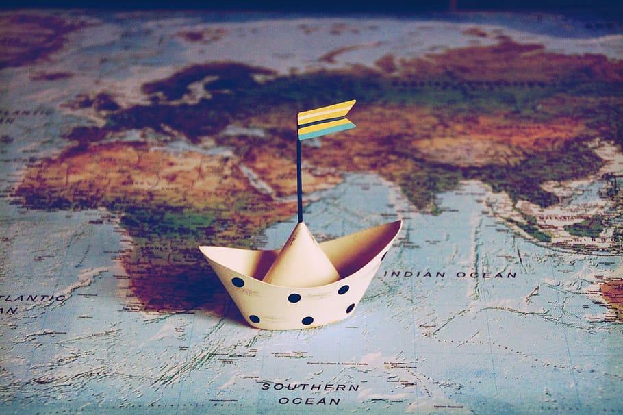travel, have a good trip, ship, world, map of the world, vacations, go ...