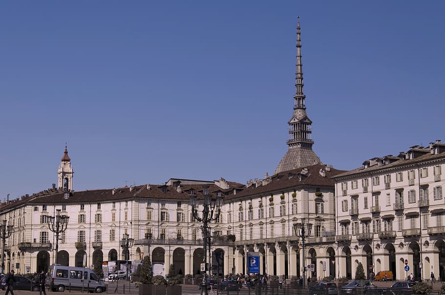 torino, city, italy, sky, monument, piemonte, urban, historian, art, architecture