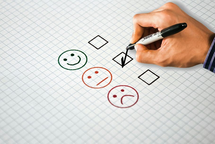 photo illustration, person, filling, customer satisfaction survey, survey., feedback, survey, questionnaire, nps, satisfaction