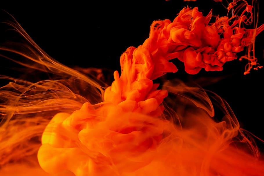 abstract, red, ink explosion, background, black, crazy, dark, explosion, flow, ink