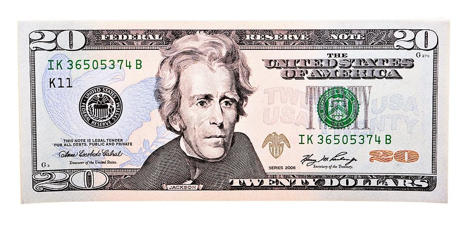 bill, dollar, us, white, bank, note, banking, cash, closeup, isolated