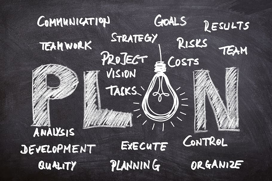 idea de negocio, planificación, junta, plan de negocios, negocios, plan, estrategia, visión, misión, trabajo