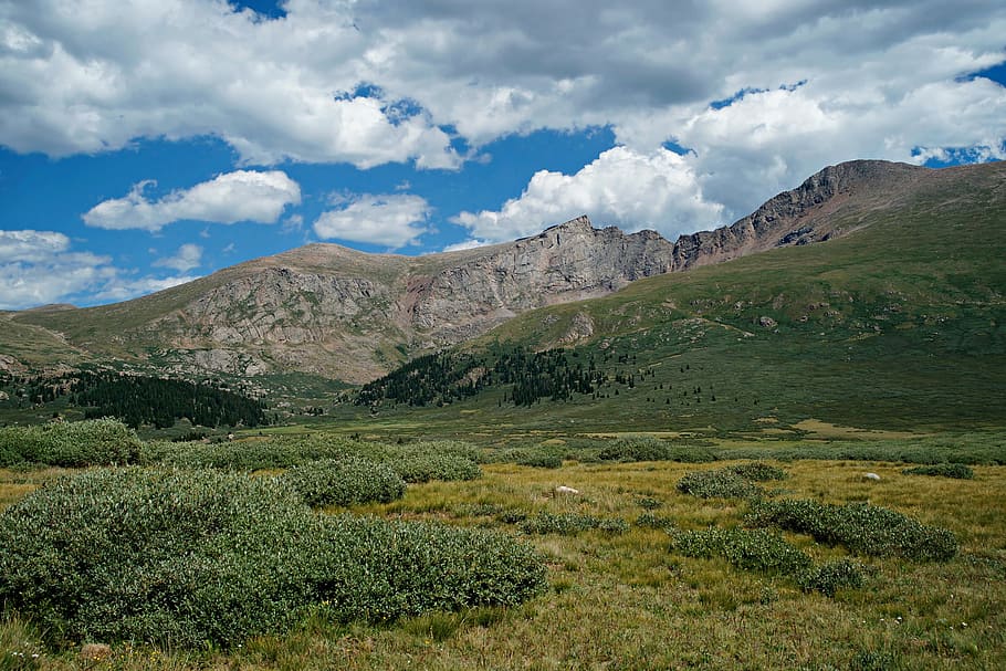 Colorado Front Range, Rocky, Mountain, Pass, ubicado, suroeste, claro, creek county, lucio, nacional