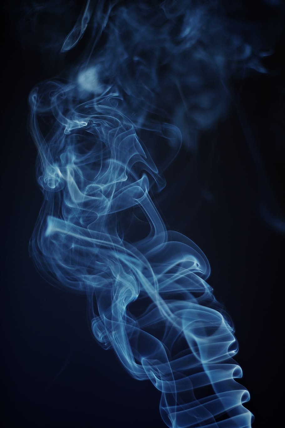 smoke, vapour, aroma, incense, vaping, air, flow, lockscreen wallpaper, studio shot, black background