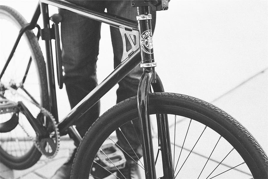 bike, bicycle, black and white, wheel, transportation, mode of transportation, land vehicle, day, architecture, travel