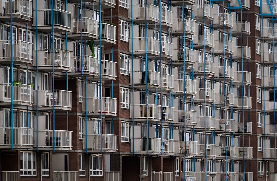 Rotterdam, Holanda, ciudad, arquitectura, edificio, exterior del edificio, estructura construida, encuadre completo, distrito residencial, repetición