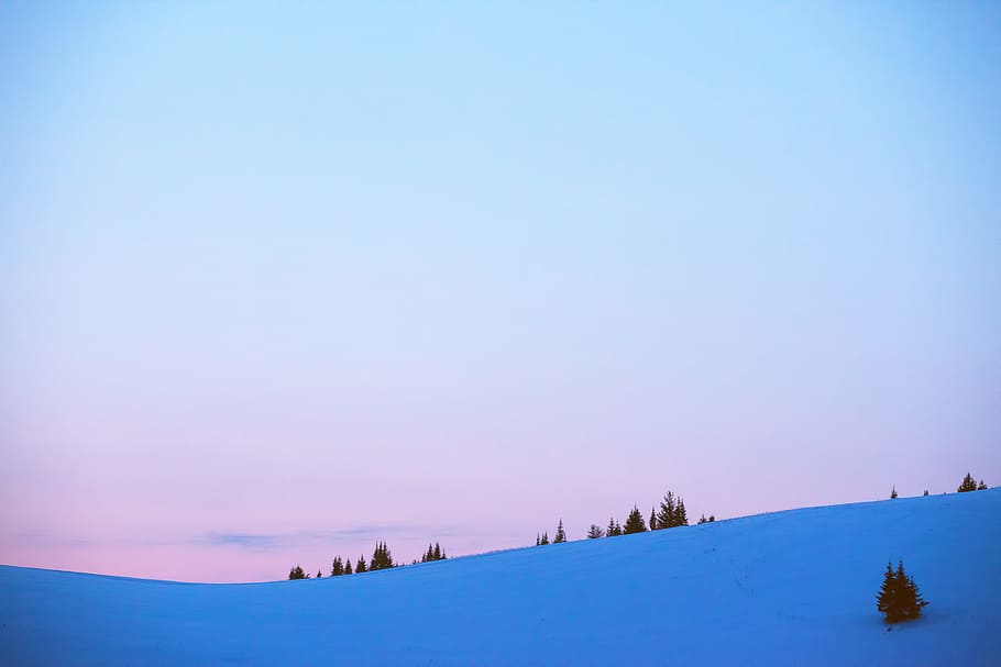 winter, landscape, hill, snow, background, calm, christmas, climate, cold, copy
