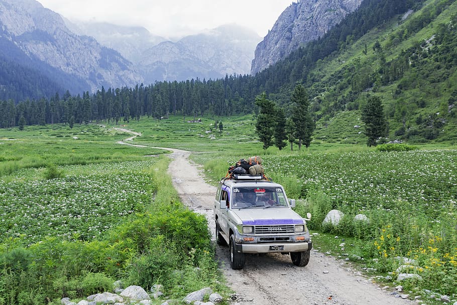 jeep, safari, norte, kumrat, valle, kpk, pakistán, nikon, naturaleza, fotografía