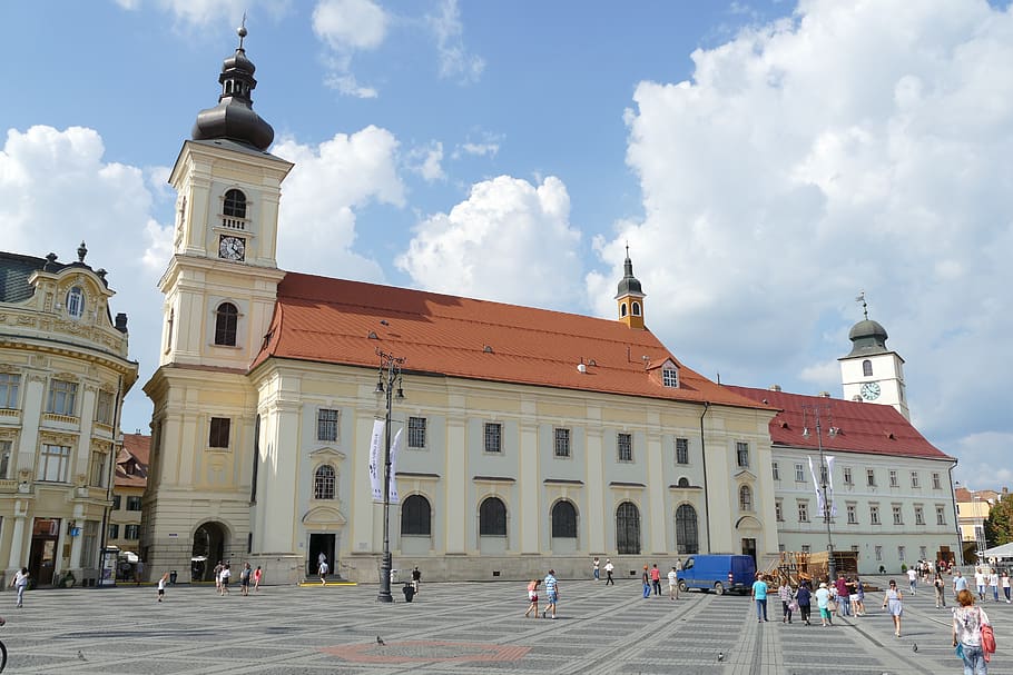 Sibiu Romania Transylvania Hermannstadt Architecture Historic Center Tower City Church Middle Ages Pxfuel