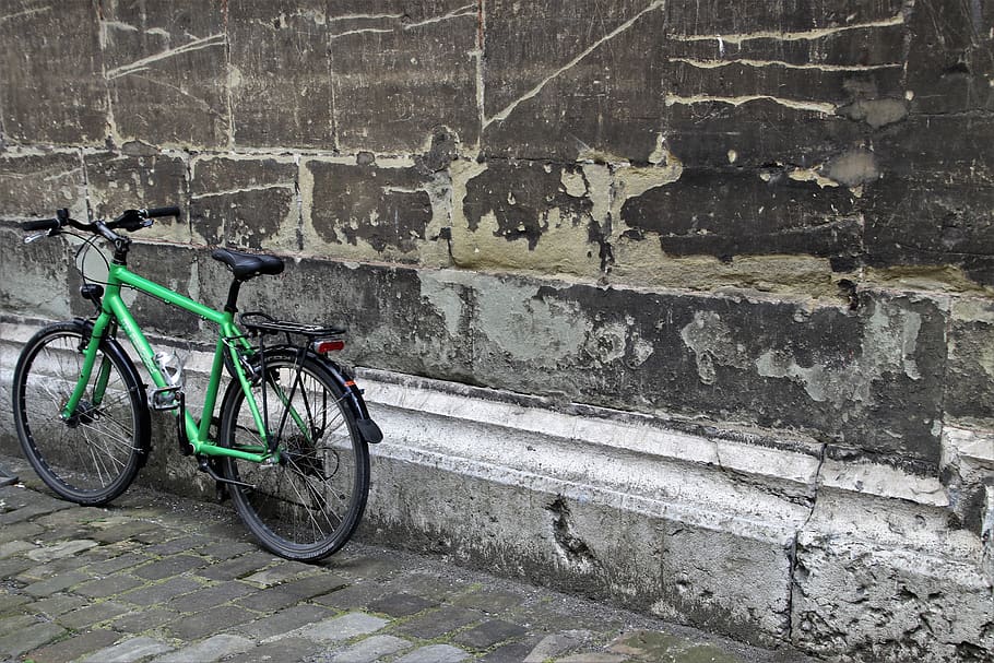 bike, lake dusia, the walls of the, pattern, the structure of the, stone, texture, wall, façades, walls