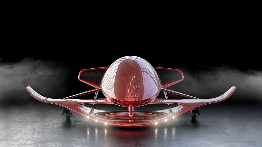 zangão, avião, hélice, quadrocopter, ar, voo, inovação, conceito, aeroespacial, design de conceito