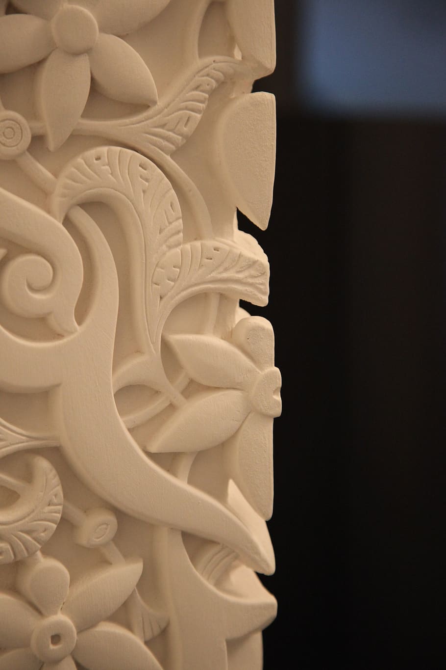 stucco, relief, ornament, arabesque, indoors, art and craft, close-up, white color, craft, creativity
