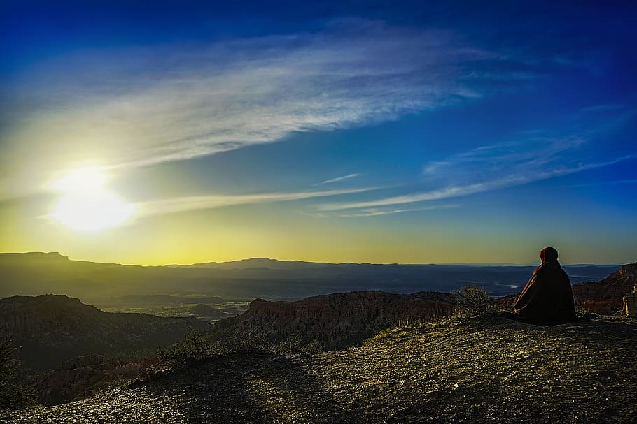 Bryce Canyon, parque nacional, utah, cênico, nascer do sol, vale, mediação, meditar, relaxamento, relaxar