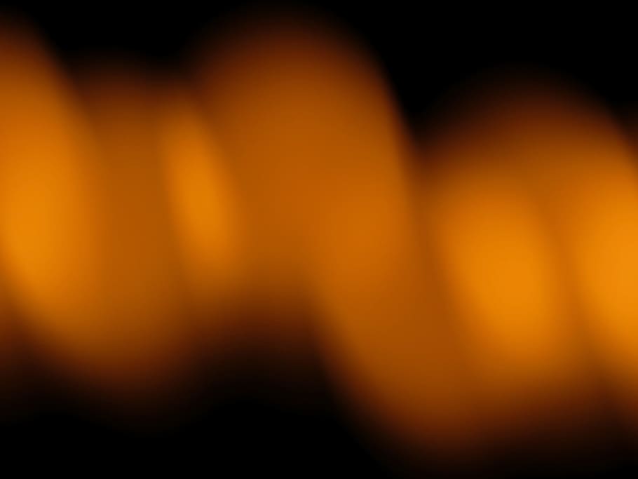 blurred candles, Abstract, Objects, black, blur, fire, orange, yellow, orange color, black background